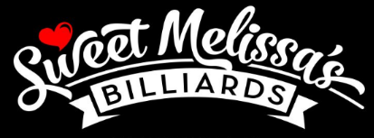 SWEET MELISSA'S BILLIARDS logo top