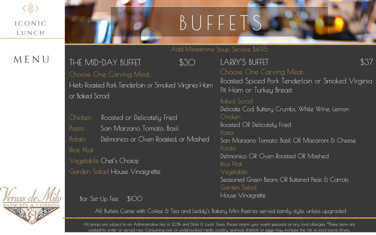 Events Lunch Menu page 8