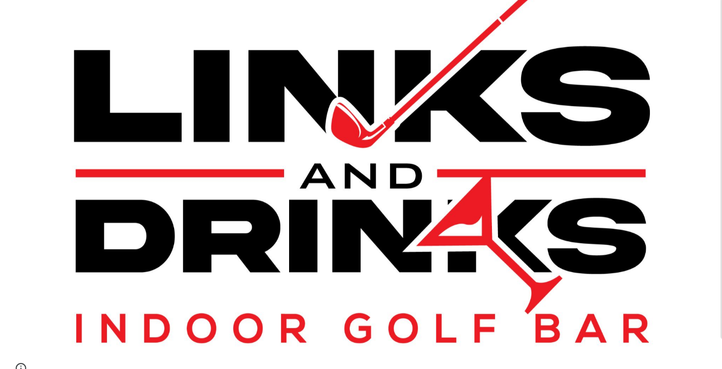 Links and Drinks Golf Bar logo top