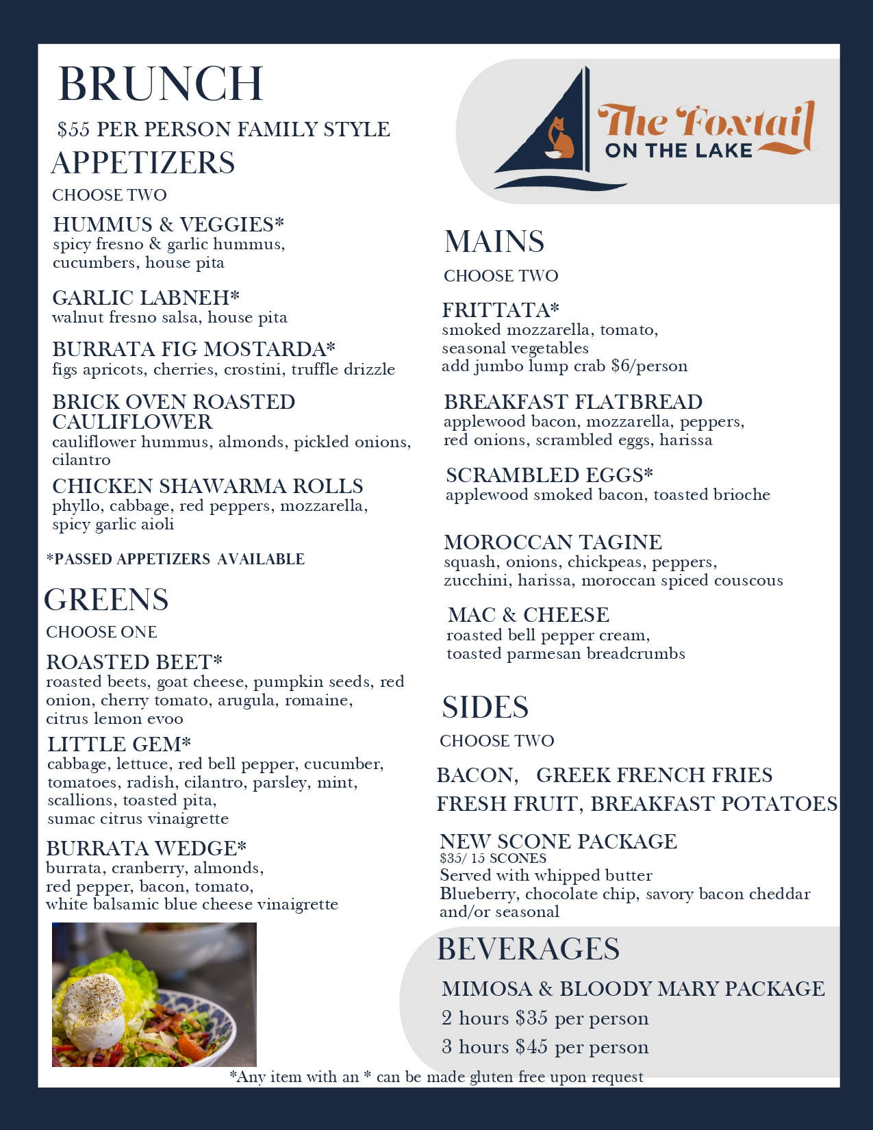 Brunch Menu