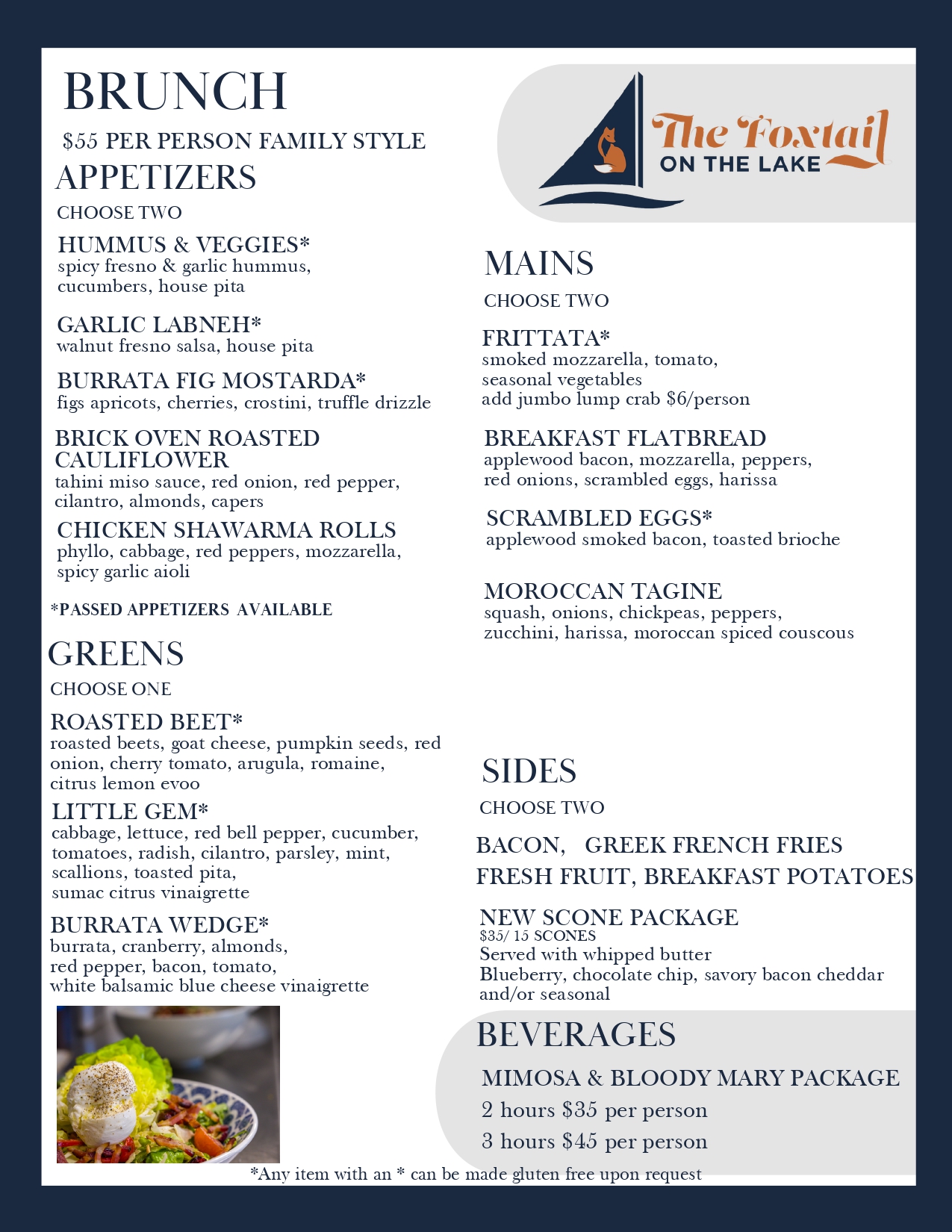 Brunch Menu