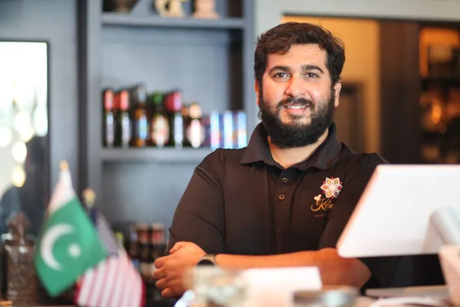 Waseem Ahmed, chef-owner of Norman's Kebabish Bites restaurant.