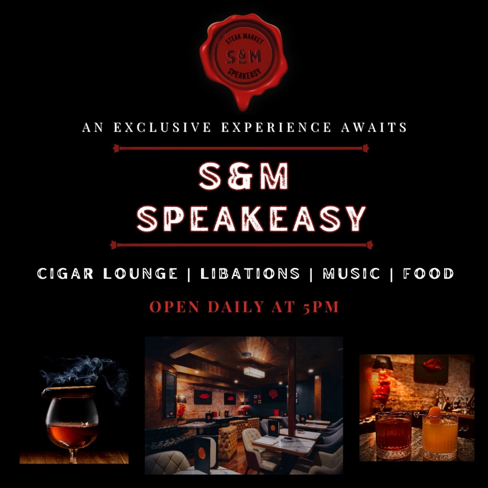 S&M Speakeasy promo flyer