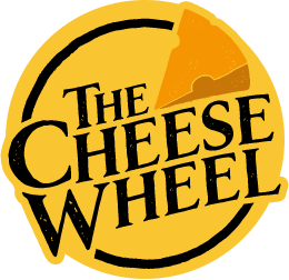 The Cheese Wheel logo scroll