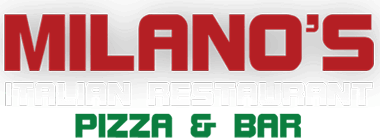 Milano's Italian Restaurant Pizza and Bar logo top - Homepage