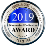 Diamond of dedication award logo
