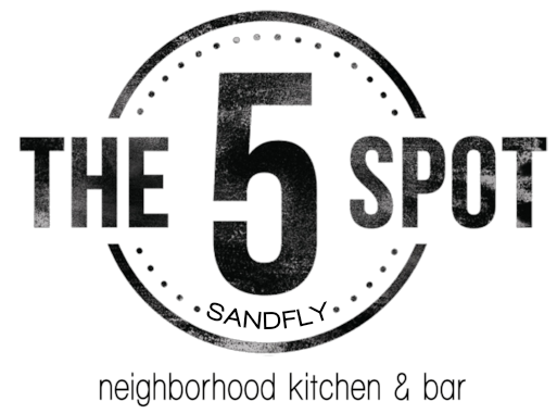 The 5 Spot Sandfly logo top