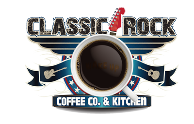 Classic Rock Coffee Co. & Kitchen San Antonio logo scroll