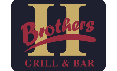 II Brothers Bar and Grill logo scroll