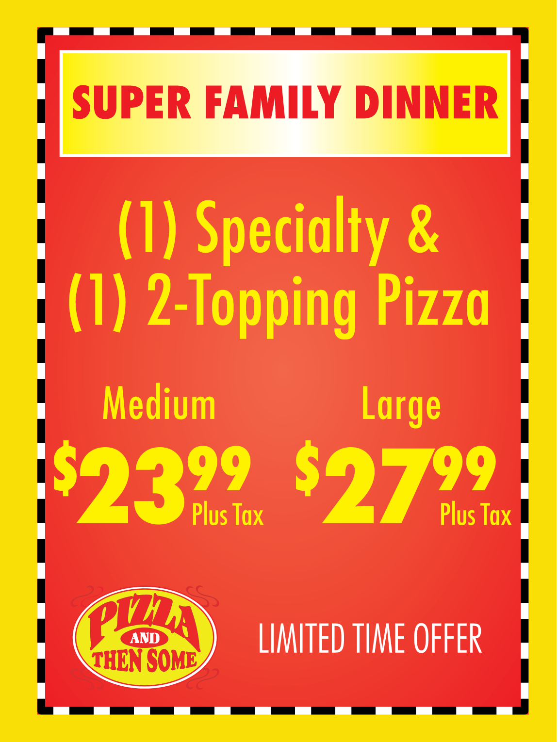 super family dinner special