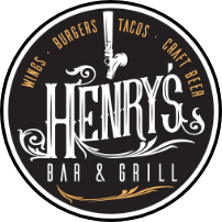 Henry's Bar & Grill logo scroll