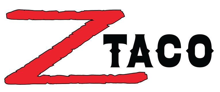 Z Taco logo scroll