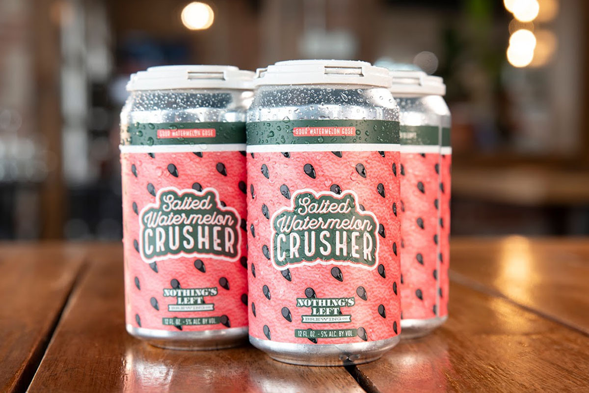 Salted watermelon crusher beer