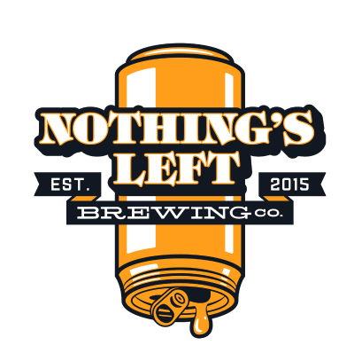 Nothing's Left Brewing Co logo scroll