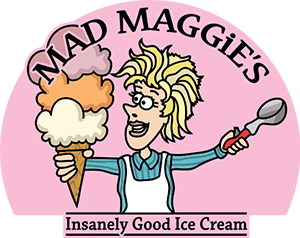 Mad Maggie's Ice Cream logo top