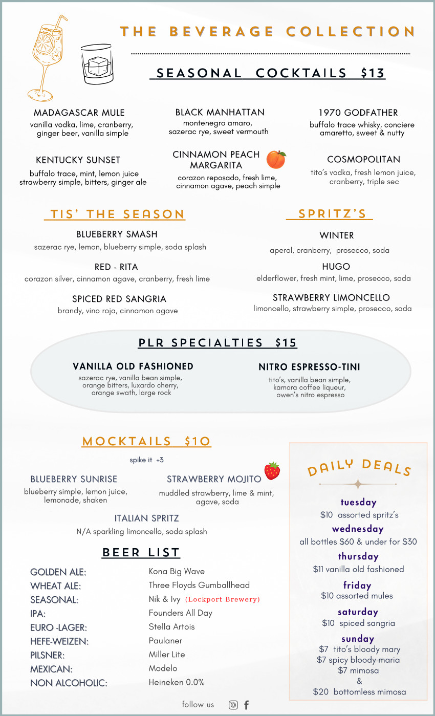 Drink Menu 2