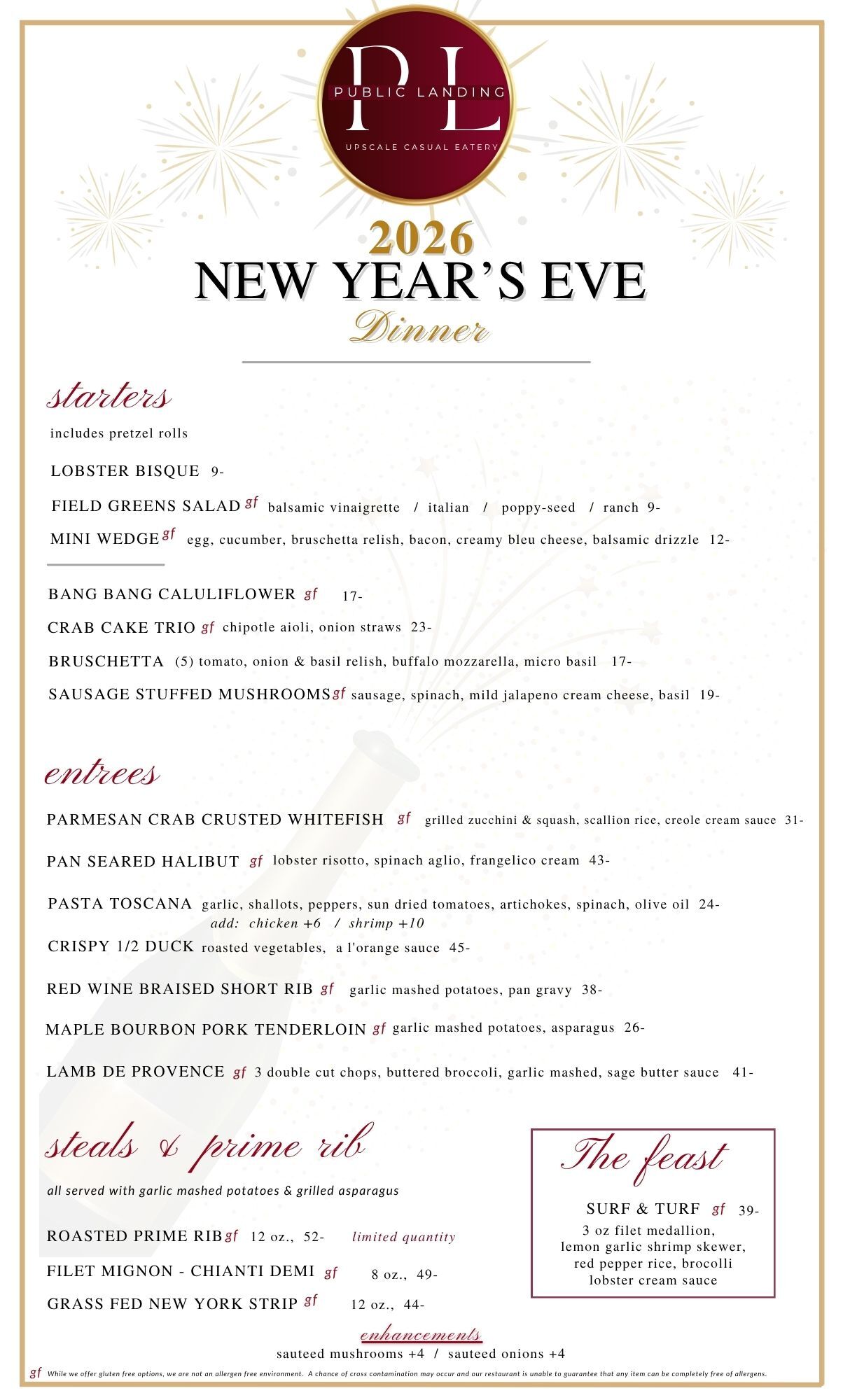 Special Menus 4