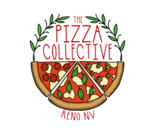 The Pizza Collective logo scroll - Homepage