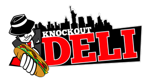 Knockout Deli & Kitchen logo scroll