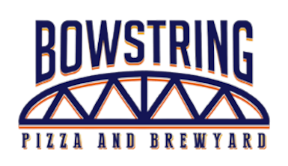 Bowstring Pizza and Brewyard logo