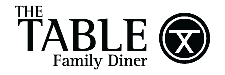 The Table Family Diner logo scroll