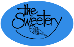 The Sweetery logo scroll