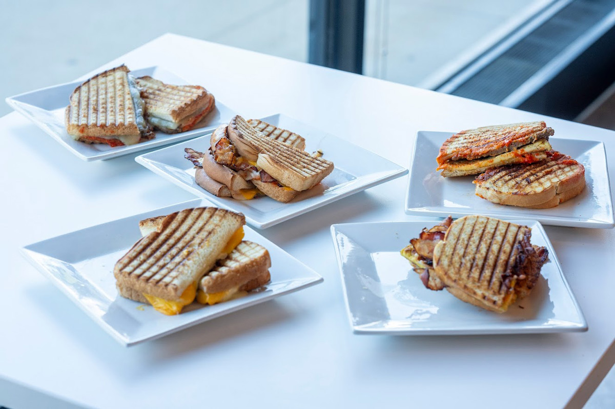 selection of sandwiches on the table