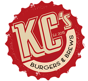 KC's Burgers and Brews logo top