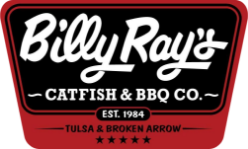 Billy Ray's Catfish & BBQ logo scroll