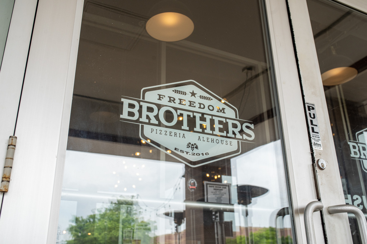 restaurant exterior, front door