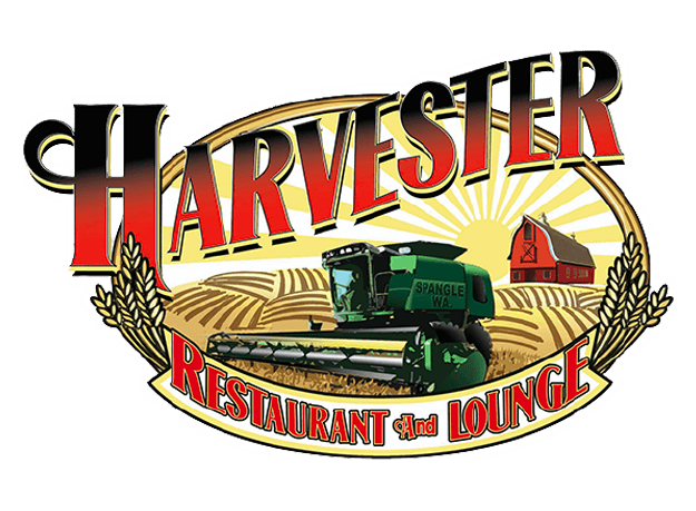 Harvester Restaurant logo scroll