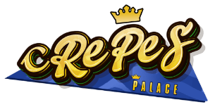 Crepes Palace logo scroll