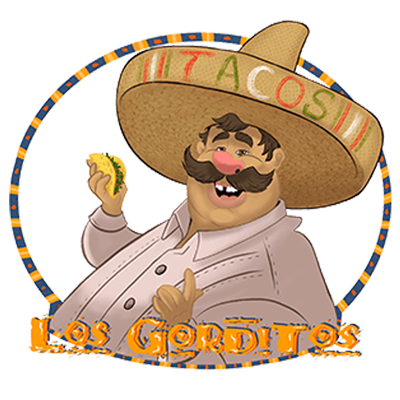 Los Gordito's logo scroll