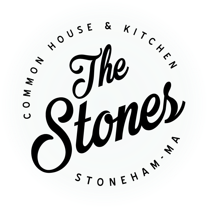 The Stones Common House & Kitchen logo scroll