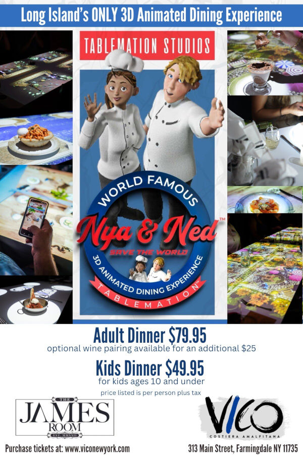 Nya and Ned menu flyer