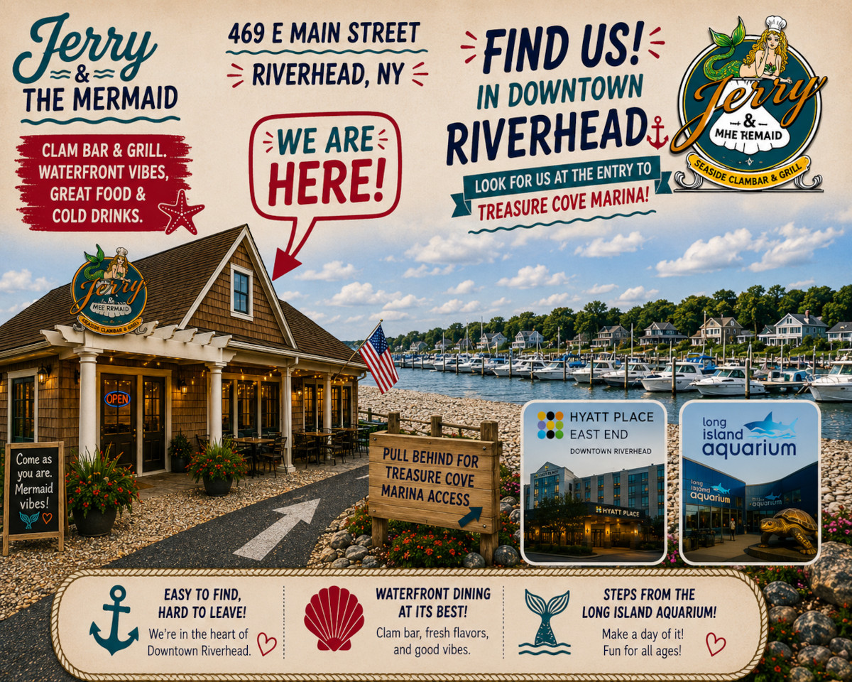 find us in downtown riverhead