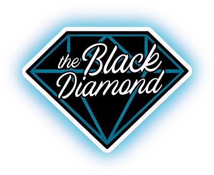 The Black Diamond logo top