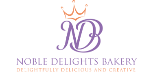 Noble Delights Bakery logo scroll