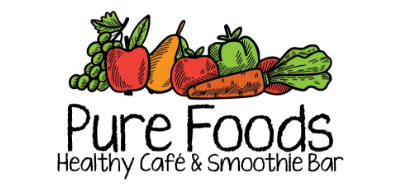Pure Foods logo top - Homepage