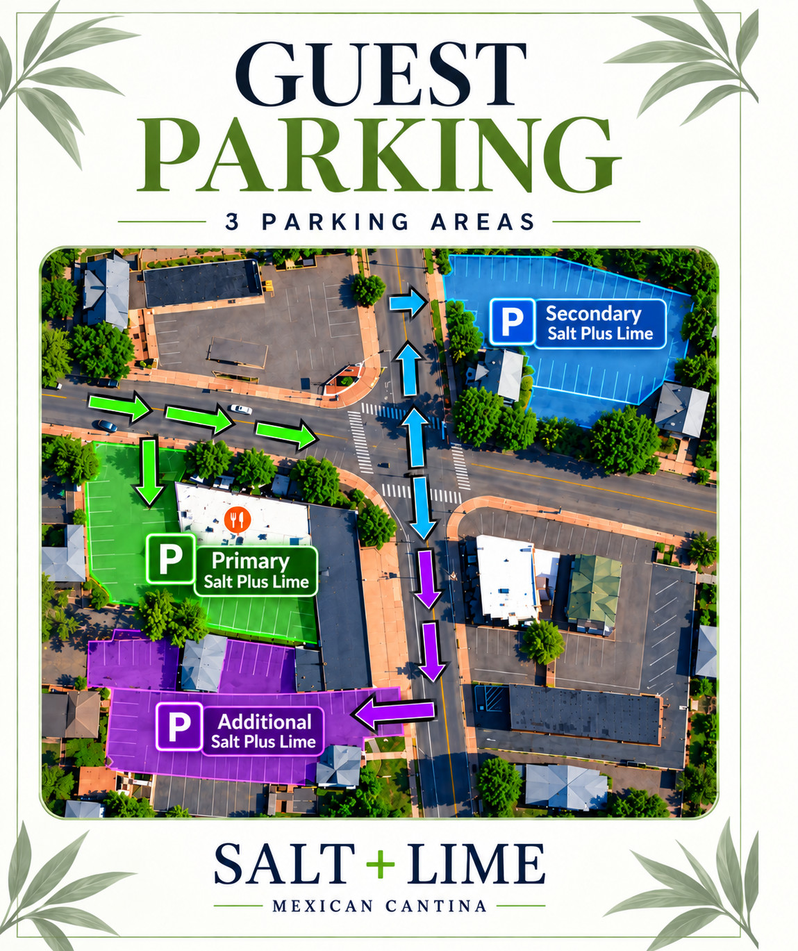 Guest parking 3 parking areas