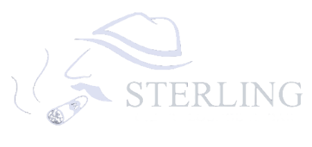 Sterling Cigar Lounge & Bar logo scroll