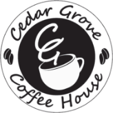 Cedar Grove Coffeehouse logo scroll