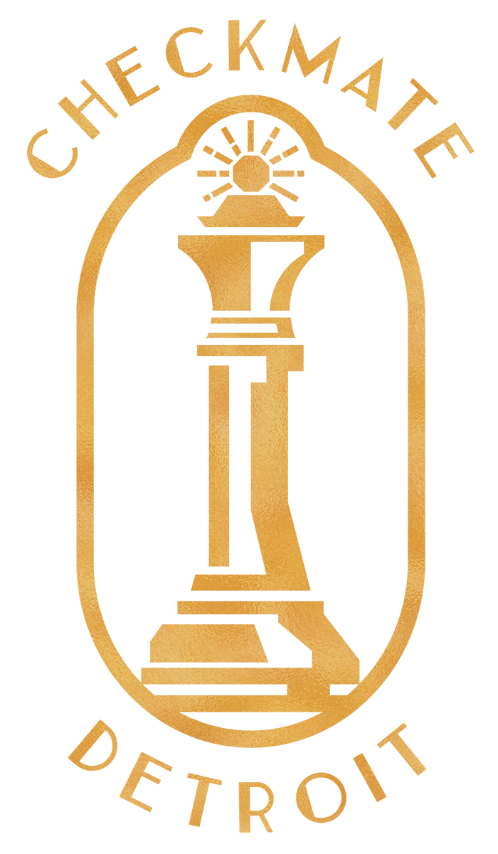 Checkmate Detroit logo top
