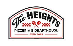 The Heights | Pizzeria and Drafthouse logo scroll
