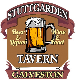 Stuttgarden Tavern - Galveston logo scroll