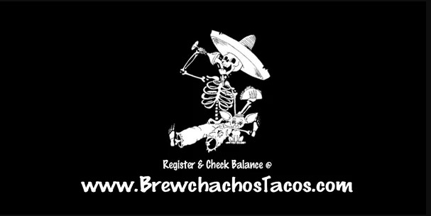 Brewchachos Tacos Loyalty card