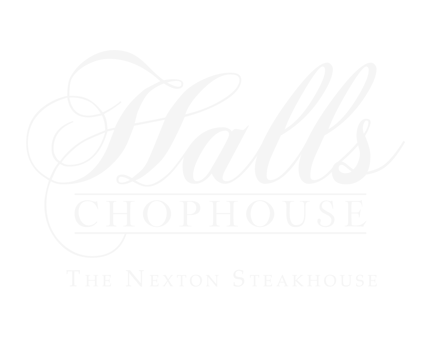 Halls Chophouse- Nexton logo top