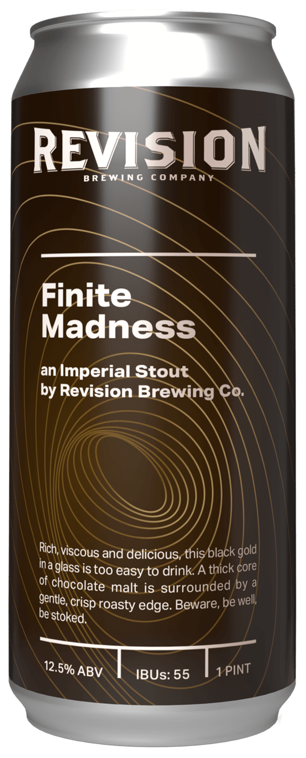 Finite Madness a can of beer