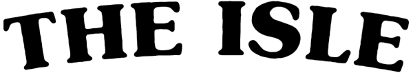 The Isle logo scroll