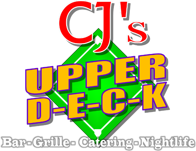 CJ's Upper Deck logo scroll
